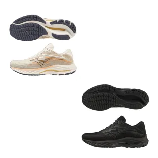 Mizuno 美津濃 女款 慢跑鞋 WAVE RIDER 27 一般型 -米灰橘- J1GD230326 歷史價格詳細信息