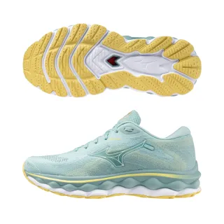 Mizuno 美津濃 慢跑鞋 Wave Sky 7 超寬楦 男鞋 灰 黃 頂級回彈 ENERZY CORE中底 J1GC2311-01 歷史價格詳細信息