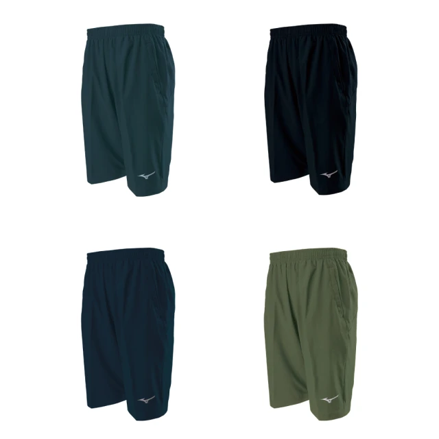 Mizuno 平織短褲 [32TBA05581] 男 短褲 平織 運動褲 休閒 舒適 拉鍊口袋 藍 歷史價格詳細信息