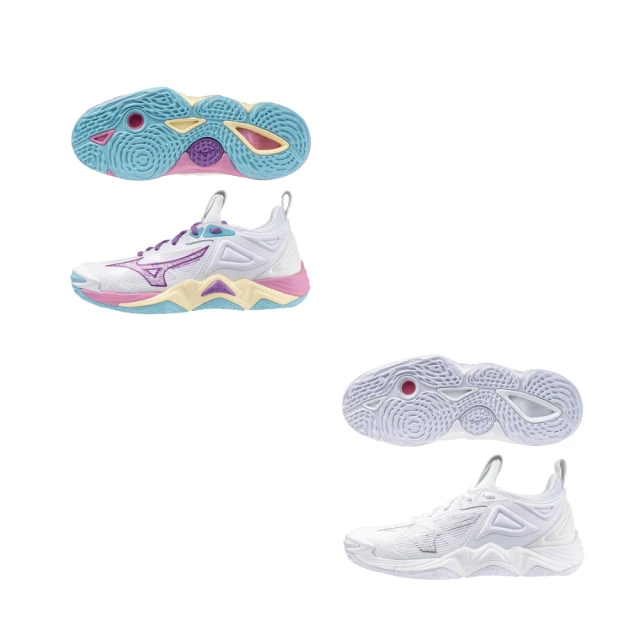 Mizuno 美津濃 排球鞋 Wave Momentum 3 Mid 男鞋 藍 白 高筒 襪套 室內運動 羽排鞋 V1GA2317-01 歷史價格詳細信息