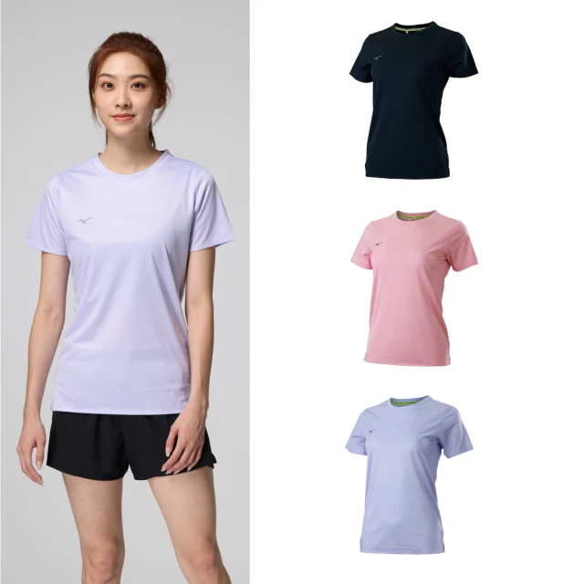 【MIZUNO 美津濃】女路跑短袖T恤 J2TAB20109（黑） 歷史價格詳細信息
