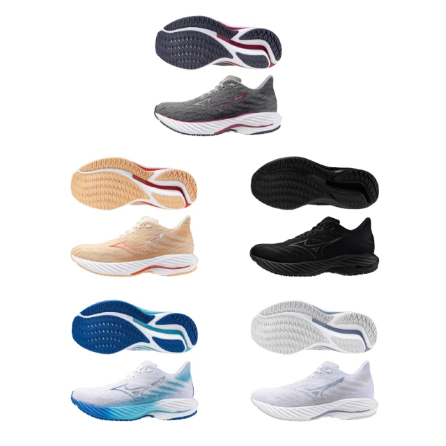 Mizuno 美津濃 慢跑鞋 Wave Rider 28 女鞋 藍 白 波浪片 支撐 運動鞋 J1GD2403-27 歷史價格詳細信息