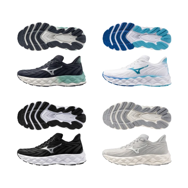 【MIZUNO 美津濃】WAVE SKY 8 一般型超寬楦男款慢跑鞋 J1GC241102 歷史價格詳細信息