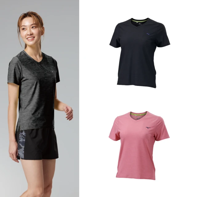 【MIZUNO 美津濃】女路跑短袖T恤 J2TAB20109（黑） 歷史價格詳細信息