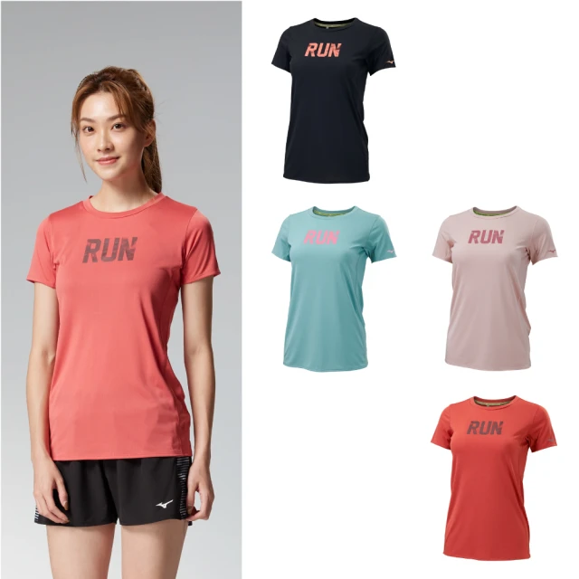 【MIZUNO 美津濃】女路跑短袖T恤 J2TAB20109（黑） 歷史價格詳細信息