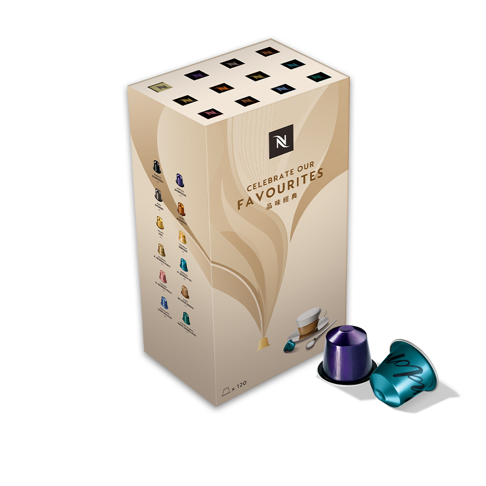 Nespresso 探索禮盒-品味經典120顆(12條/盒;僅適用於Nespresso膠囊咖啡機) 歷史價格詳細信息