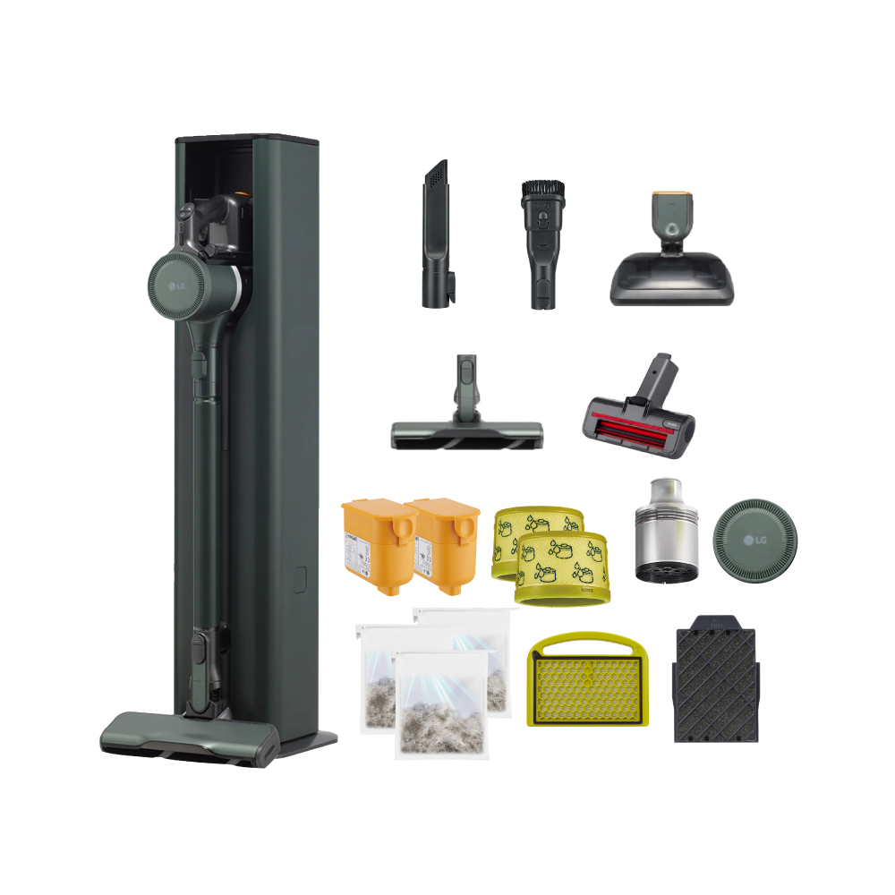 LG樂金 CordZero 蒸氣系列 All-in-One 濕拖無線吸塵器(石墨綠) A9T-STEAM 歷史價格詳細信息