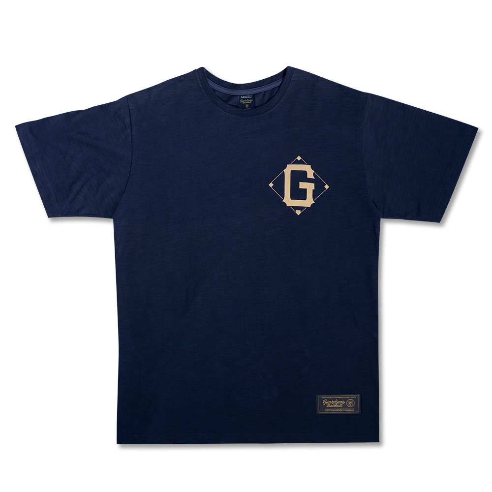 【富邦悍將】丹寧系列拼接條紋短TEE(藏青_S-2XL) 歷史價格詳細信息