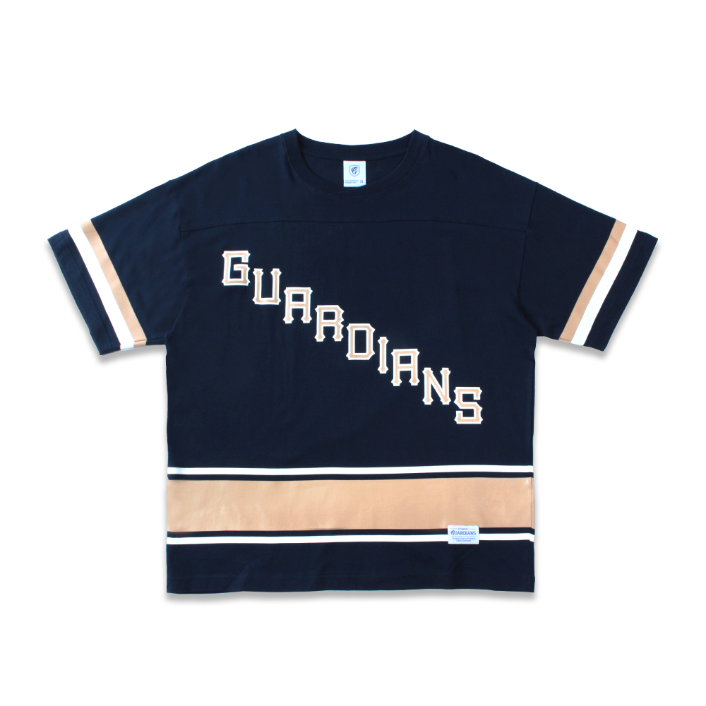 【富邦悍將】印花短袖大學TEE(寶藍_S-XL) 歷史價格詳細信息