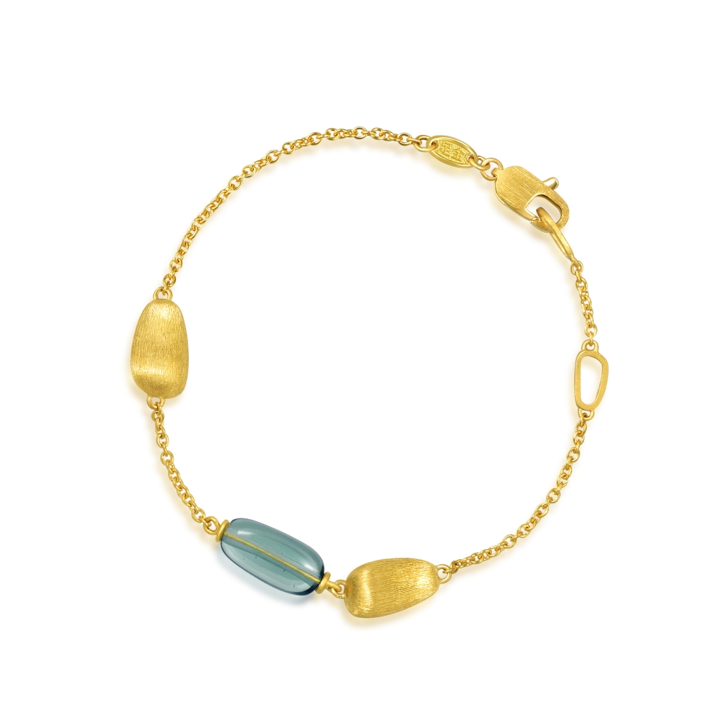 點睛品 足金萬字機織素鍊黃金項鍊(45cm)_計價黃金 歷史價格詳細信息