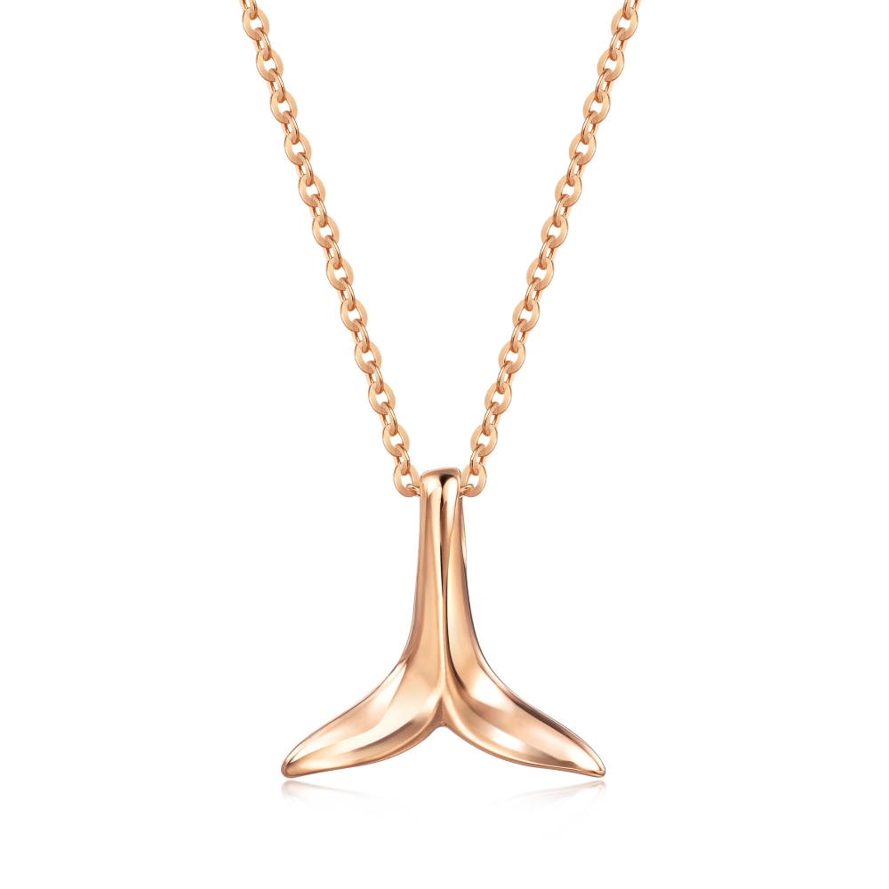 【點睛品】全18K Daily Luxe 鏤空蝶羽 珍珠貝母18K玫瑰金項鍊 歷史價格詳細信息