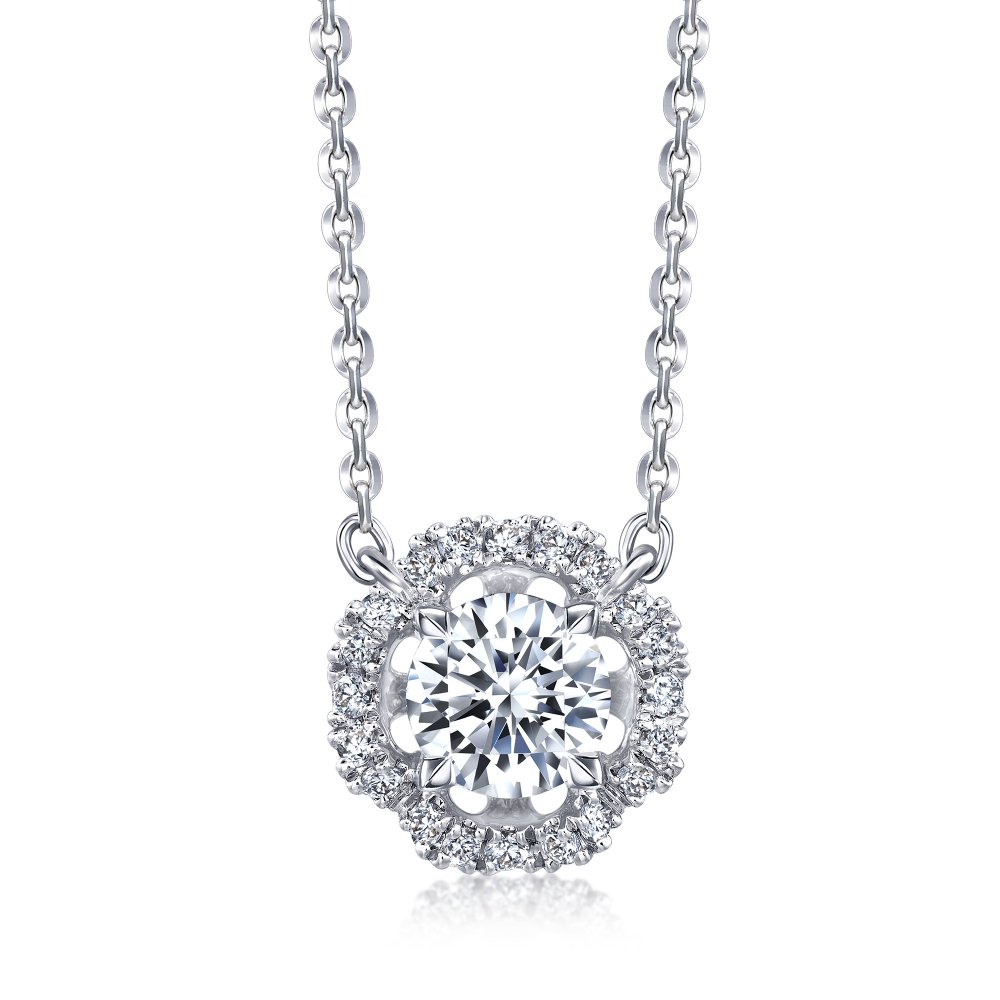 點睛品 Infini Love Diamond IGI 30分 光環 鉑金鑽石項鍊 歷史價格詳細信息