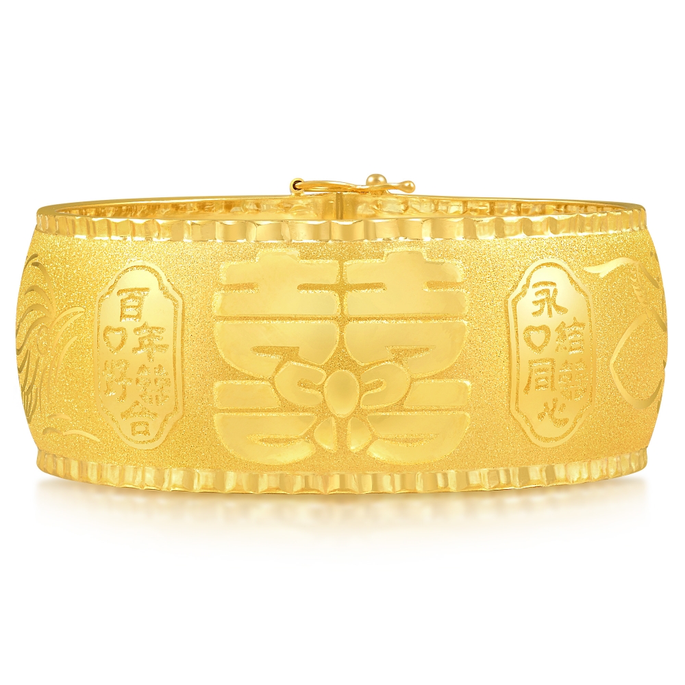 點睛品 龍鳳呈祥婚嫁 黃金戒指 鳳 _計價黃金 歷史價格詳細信息