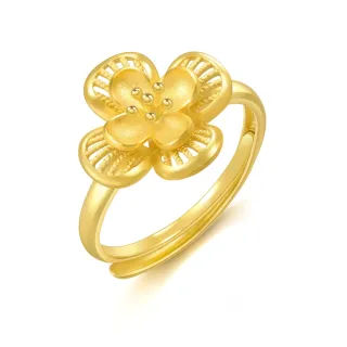 【點睛品】丁香花 婚嫁黃金耳環_計價黃金(一對) 歷史價格詳細信息