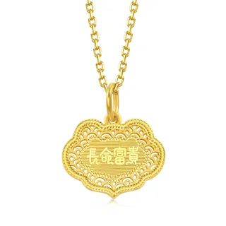 點睛品 長命富貴、出入平安 黃金吊墜_計價黃金 歷史價格詳細信息