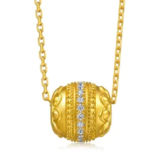 點睛品 蓮花轉運珠 黃金鑽石項鍊 歷史價格詳細信息