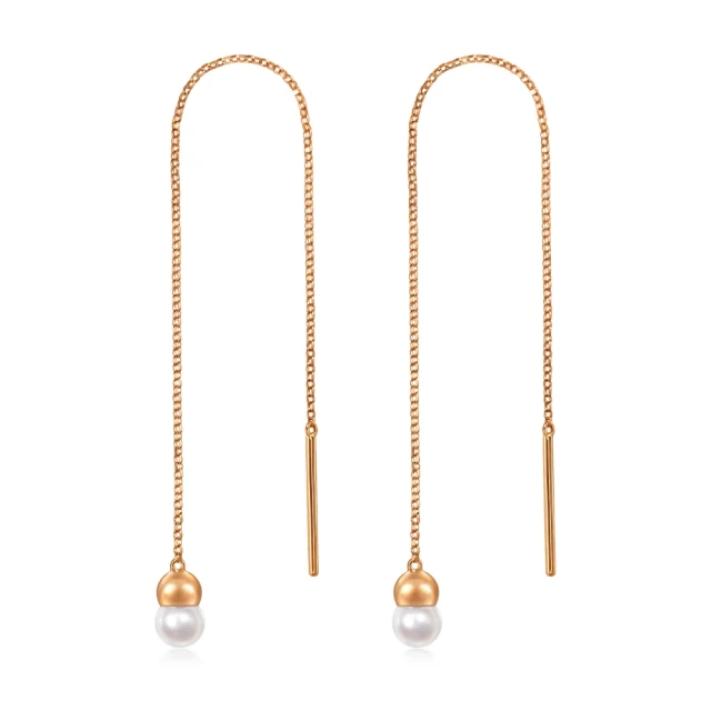 點睛品 Daily Luxe 珍珠美學 18K玫瑰金鑽石項鍊 歷史價格詳細信息