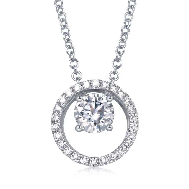 點睛品 Infini Love Diamond IGI 30分 光環 鉑金鑽石項鍊 歷史價格詳細信息