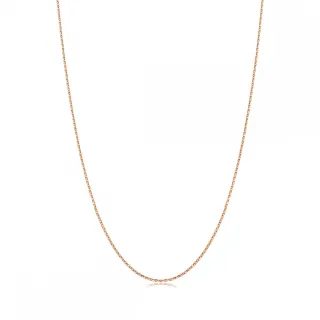點睛品 機織素鍊 18K玫瑰金項鍊(40cm) 歷史價格詳細信息