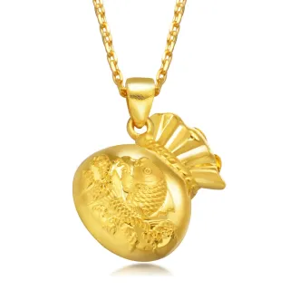 點睛品 福氣滿滿 年年有餘 黃金吊墜_計價黃金 歷史價格詳細信息