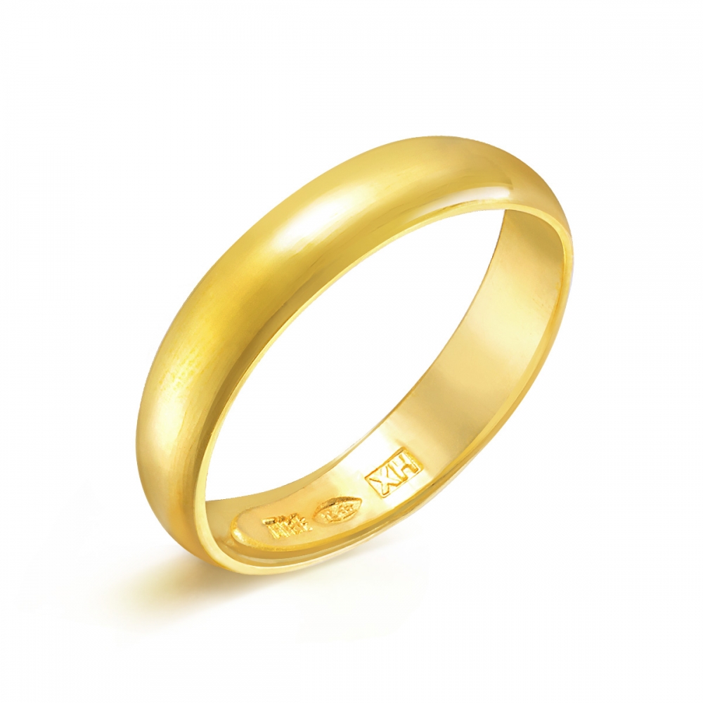 點睛品 極簡素雅 婚嫁黃金婚戒(男款)-計價黃金 歷史價格詳細信息