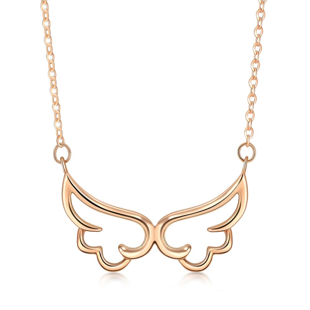 點睛品 愛情密語 天使翅膀 18K玫瑰金項鍊 歷史價格詳細信息