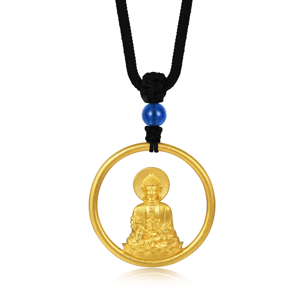 點睛品 藥師佛 古法黃金項鍊_計價黃金 歷史價格詳細信息