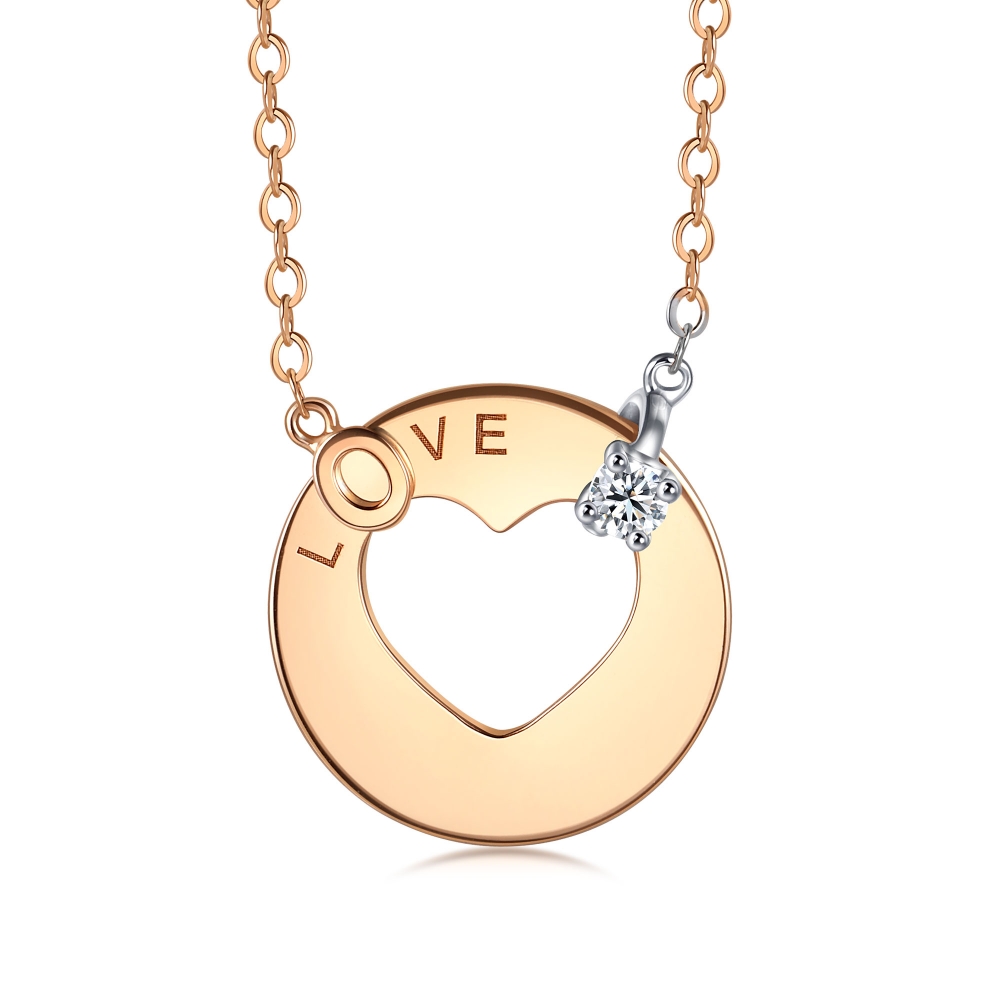 18K玫瑰金love五圓牌雙層鍊腳鍊 歷史價格詳細信息