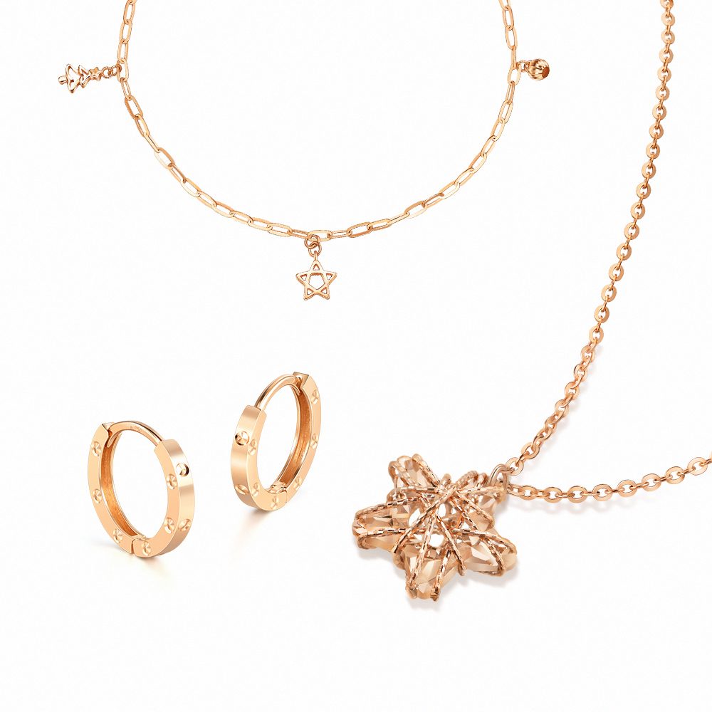 點睛品 18K玫瑰金 立體蝴蝶項鍊 歷史價格詳細信息