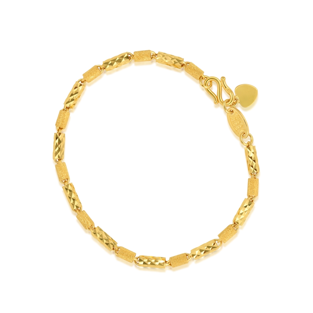 點睛品 竹報平安 古法黃金項鍊_計價黃金 歷史價格詳細信息