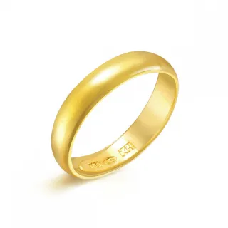 點睛品 極簡素雅 婚嫁黃金婚戒(男款)-計價黃金 歷史價格詳細信息