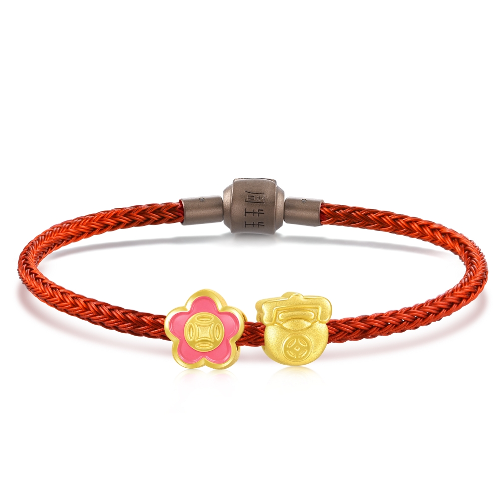 點睛品 Charme 富貴財神 黃金串珠 歷史價格詳細信息