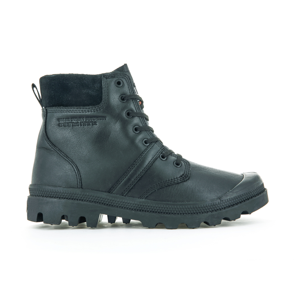 Palladium PALLABROUSSE 黑色 皮革 防水靴 男女款 B3344【新竹皇家 77982-001】 歷史價格詳細信息