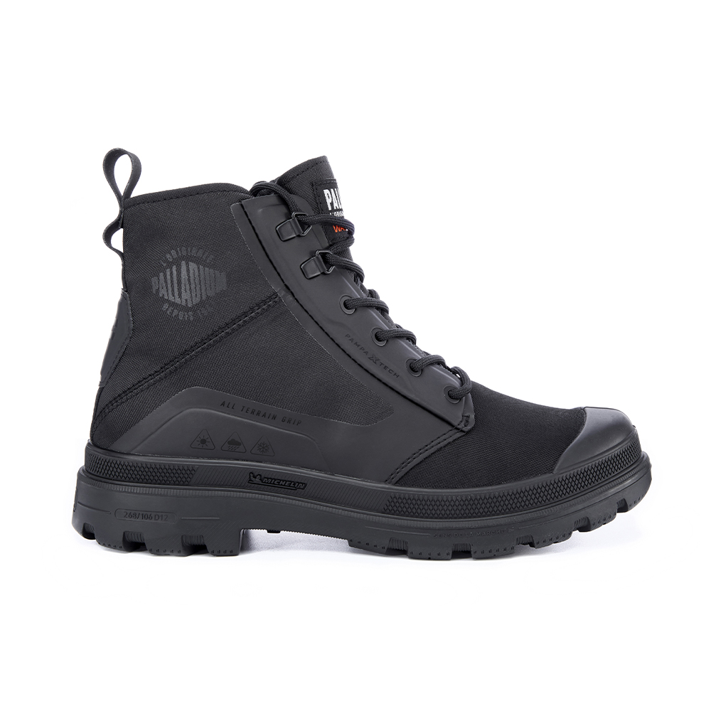 Palladium PAMPA  科技黑 全天候 米其林 防水 高筒靴 男女款 B3348【77040-008】 歷史價格詳細信息