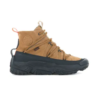 PALLADIUM OFF GRID CRS NBK WP+皮革輪胎橘標防水靴-中性-黑 歷史價格詳細信息