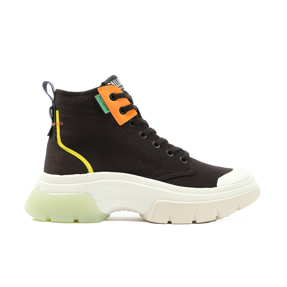 Palladium PALLAWAVE LACE IT 白黃 波浪底 拼接 厚底 女款 J1527【97998-724】 歷史價格詳細信息