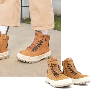 PALLADIUM PALLASHOCK HI SNK厚底皮革巧克力鞋-女-沙漠灰 歷史價格詳細信息