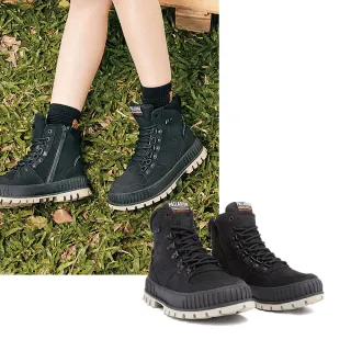 PALLADIUM PALLASHOCK HI SNK厚底皮革巧克力鞋-女-沙漠灰 歷史價格詳細信息