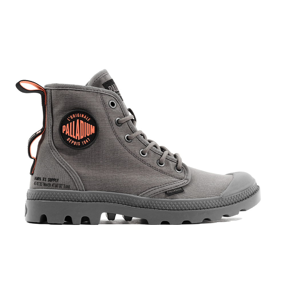 Palladium SUPPLY 鐵灰 格紋底 帆布休閒鞋 男女款 NO.B2185【新竹皇家 77178-014】 歷史價格詳細信息