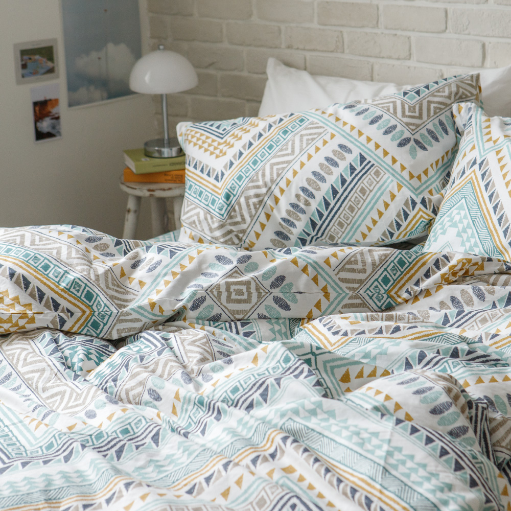 翔仔居家 100%精梳純棉 鋪棉兩用被套床包組【微光】多尺寸任選《鋪棉系列 超取僅限一組》ikea風格 床包 被套 歷史價格詳細信息