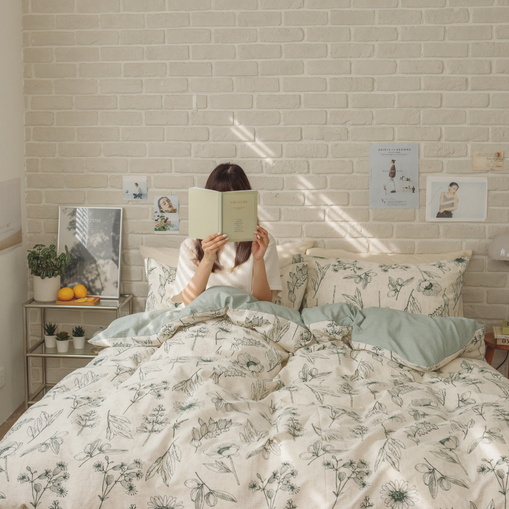 翔仔居家 100%精梳純棉 鋪棉兩用被套床包組【微光】多尺寸任選《鋪棉系列 超取僅限一組》ikea風格 床包 被套 歷史價格詳細信息