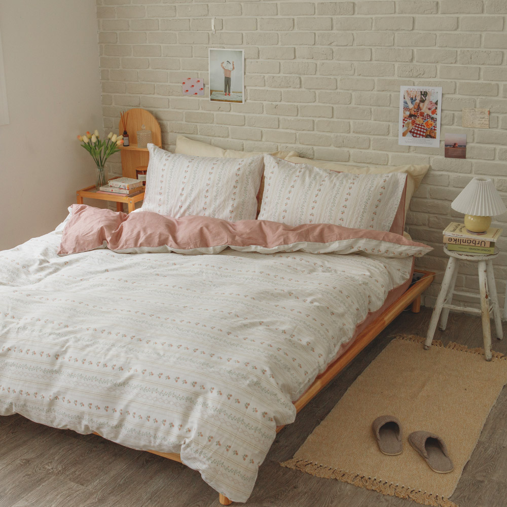 翔仔居家 100%精梳純棉 鋪棉兩用被套床包組【微光】多尺寸任選《鋪棉系列 超取僅限一組》ikea風格 床包 被套 歷史價格詳細信息