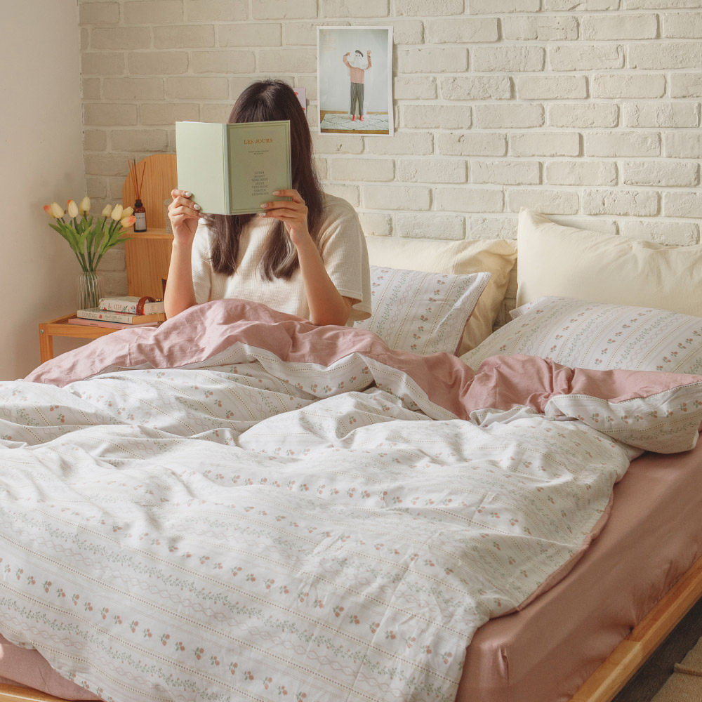 翔仔居家 100%精梳純棉 鋪棉兩用被套床包組【微光】多尺寸任選《鋪棉系列 超取僅限一組》ikea風格 床包 被套 歷史價格詳細信息