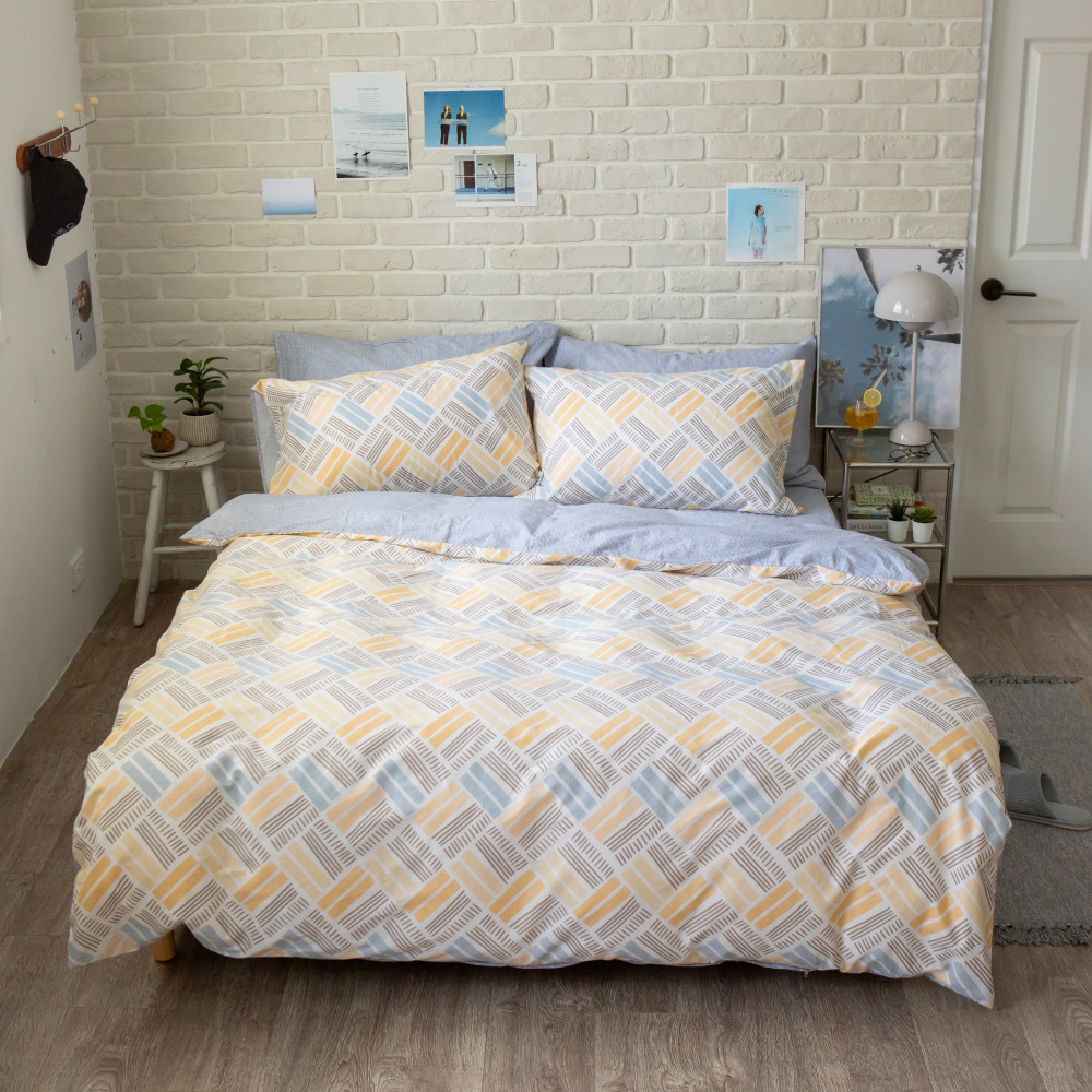 翔仔居家 100%精梳純棉 鋪棉兩用被套床包組【微光】多尺寸任選《鋪棉系列 超取僅限一組》ikea風格 床包 被套 歷史價格詳細信息