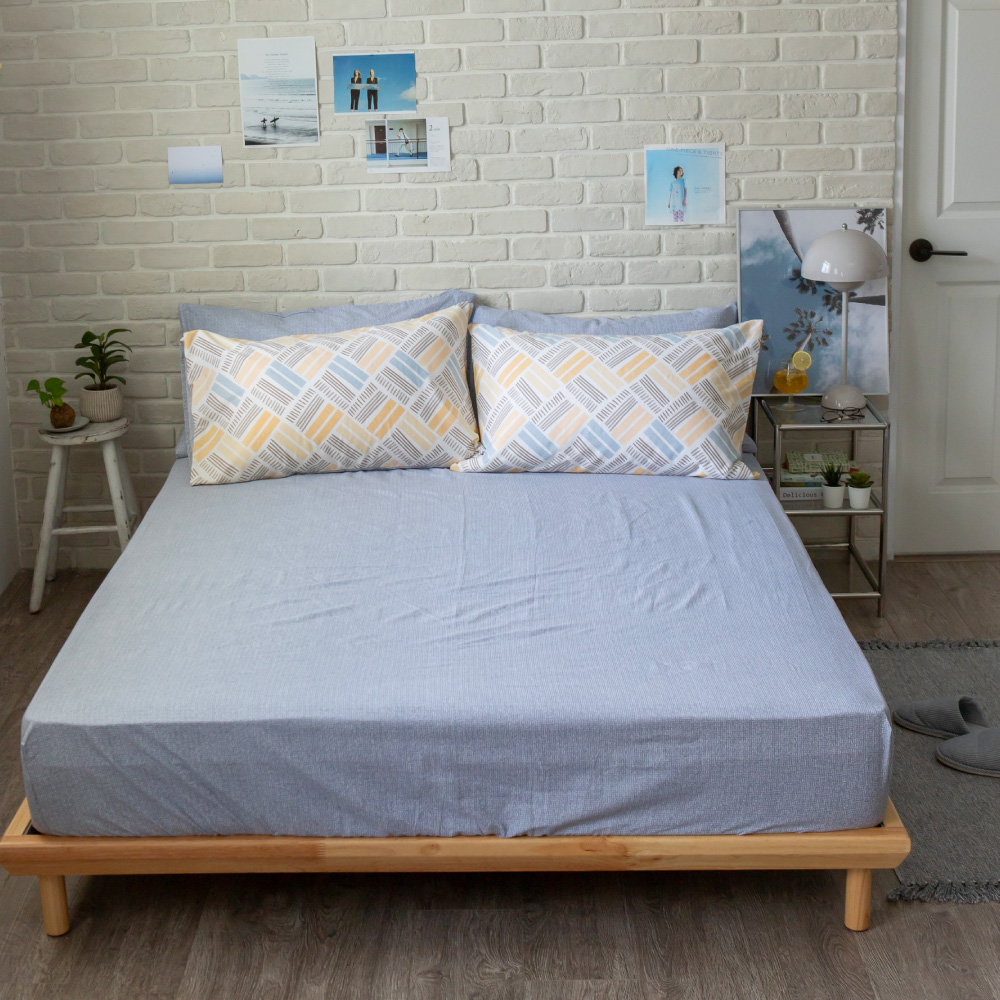 翔仔居家 100%精梳純棉 床包+枕套【小實】ikea風格 純棉 床包 枕套 台灣製 歷史價格詳細信息