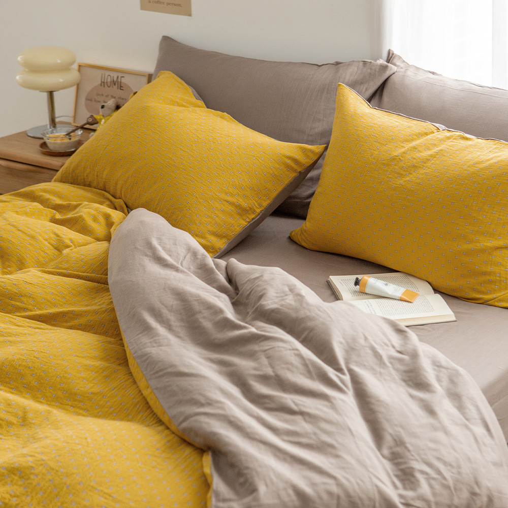 【翔仔居家】長絨棉色織雙層紗 薄被套床包組4件組-沐光(特大) 歷史價格詳細信息