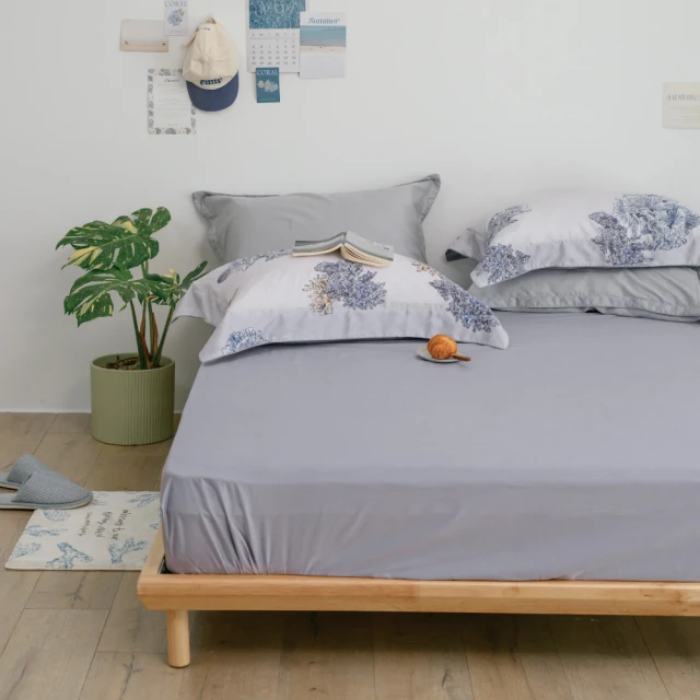 《夏日悠藍》雙人純棉四件式防蹣抗菌吸濕排汗兩用被床包組 歷史價格詳細信息