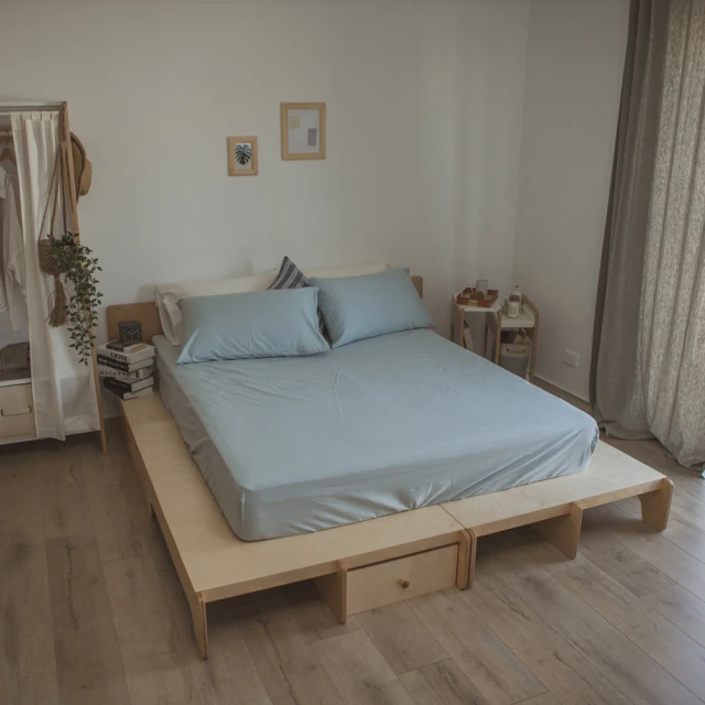 翔仔居家 素色下床裙【兩色 多尺寸可選】色織水洗棉 床裙 素色 長絨棉 床罩 歷史價格詳細信息