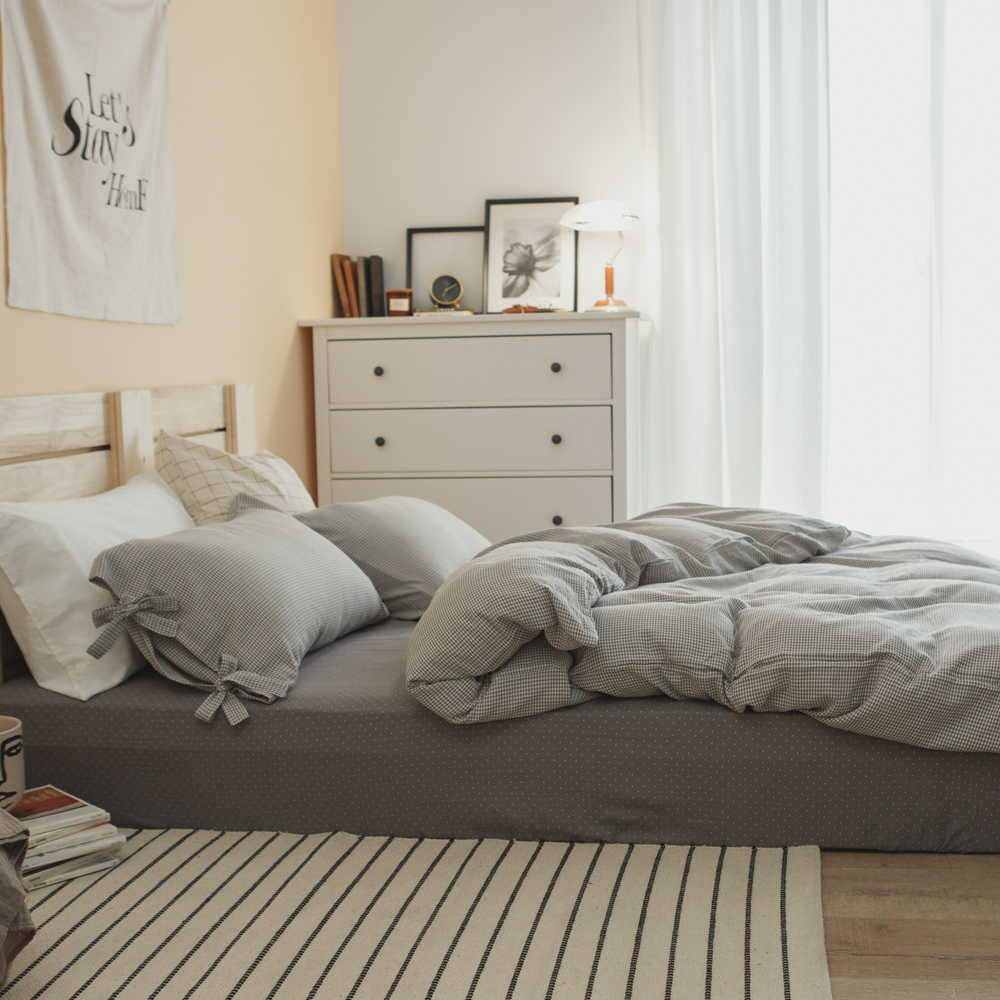 翔仔居家 長絨棉 雙層紗 枕套 (2入)【三色可選】美式 枕頭套 純棉 日系無印簡約 歷史價格詳細信息