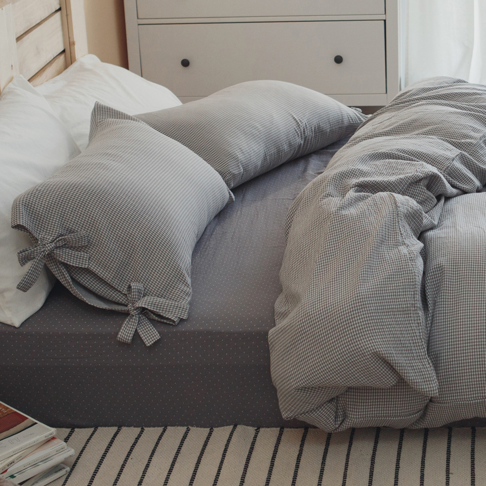 翔仔居家 色織雙層紗 枕套 (2入)【4色任選】上選長絨棉系列 可愛綁帶設計 歷史價格詳細信息